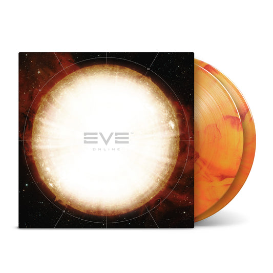 EVE Online soundtrack exclusive edition Solar Flare vinyl 2LP with silver board sleeve artwork
