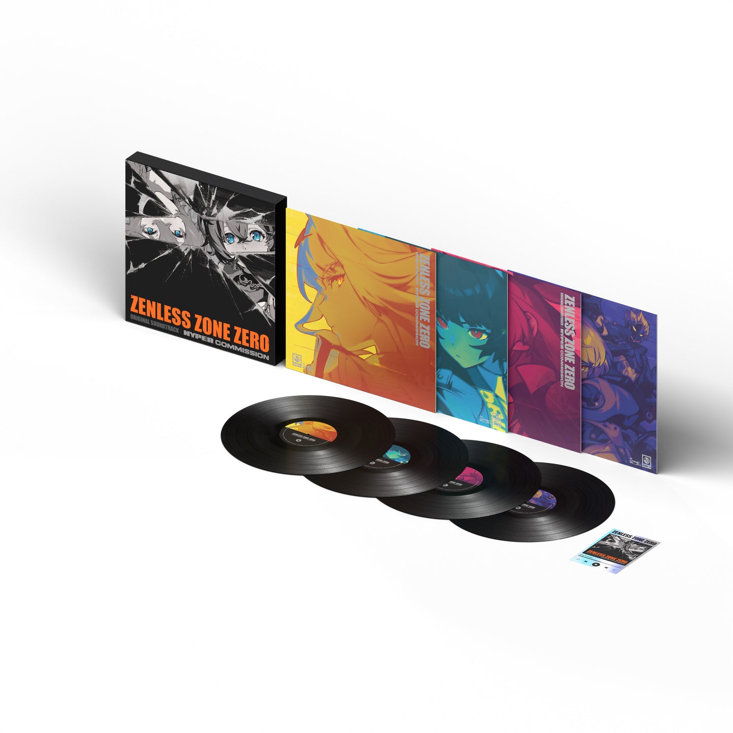 Zenless Zone Zero 4LP vinyl box set Standard Edition-orthographic view
