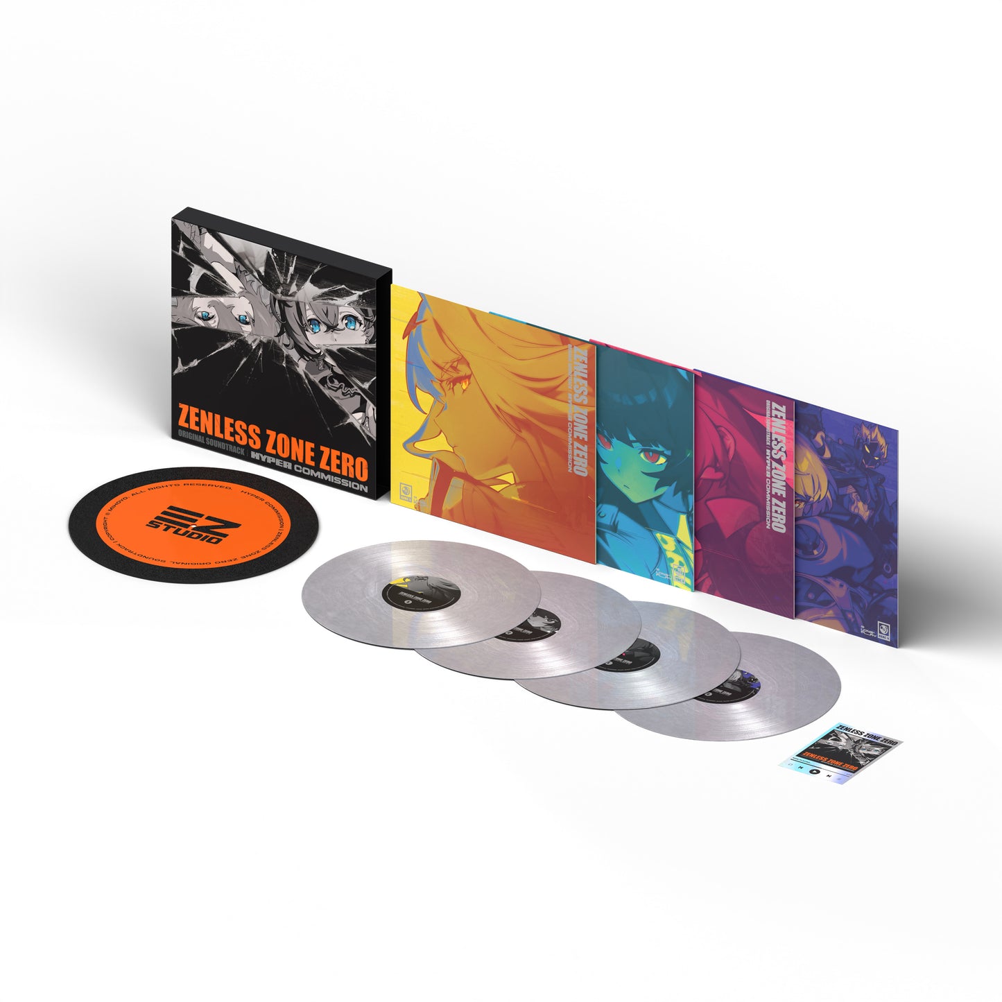 The Zenless Zone Zero 4LP vinyl box set, Laced Exclusive Edition with slipmat
