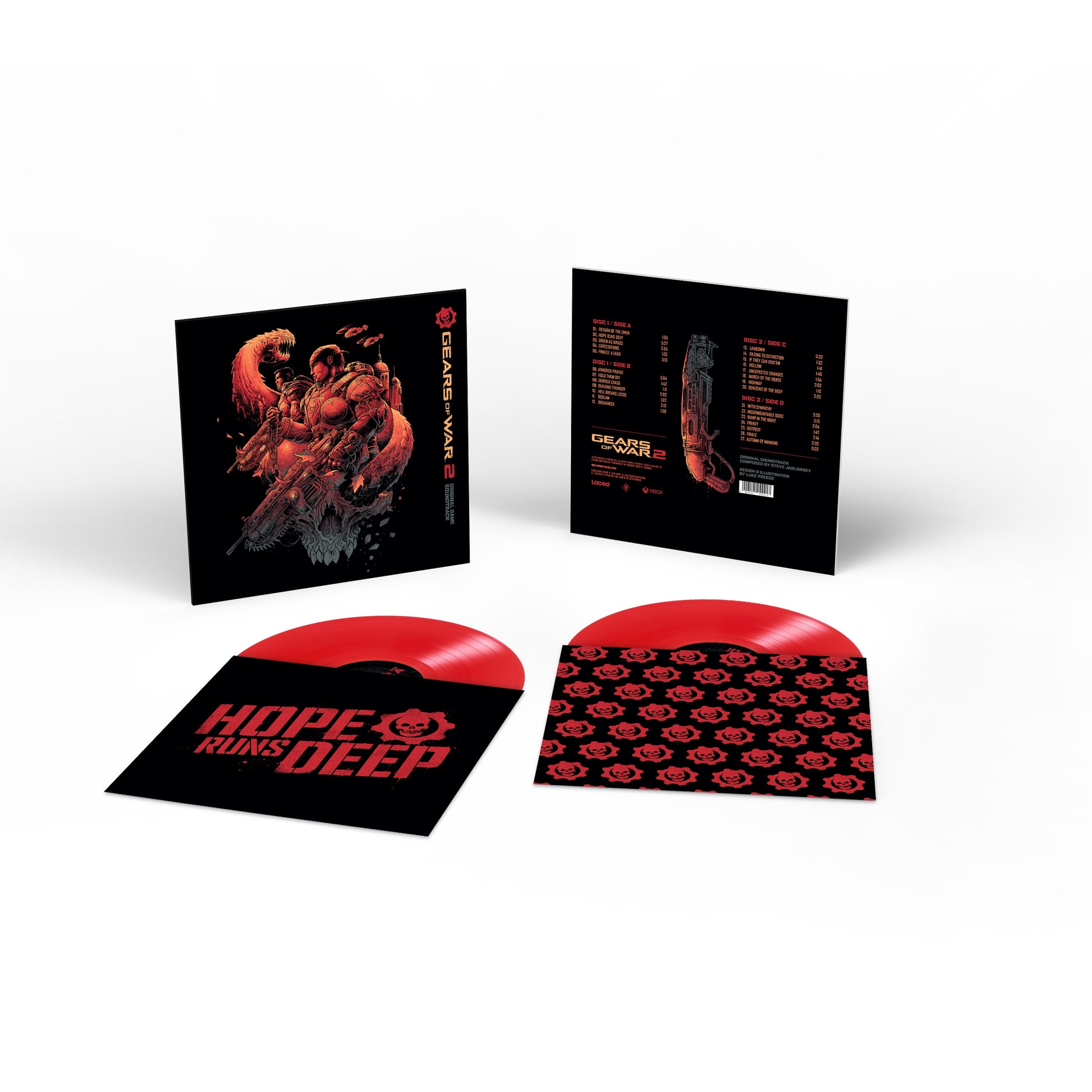 gears of war 2 deutschland Gears of War 2 (Deluxe Double Vinyl) – Laced Records
